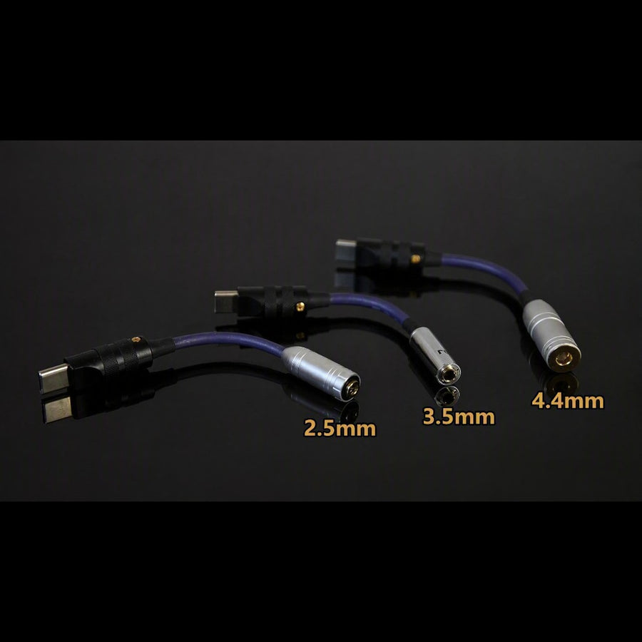 [gallery] USB-C headphone DAC — 2.5 mm, 3.5 mm, and 4.4 mm jack options