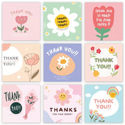 [gallery] Grid of pastel mini thank-you card designs