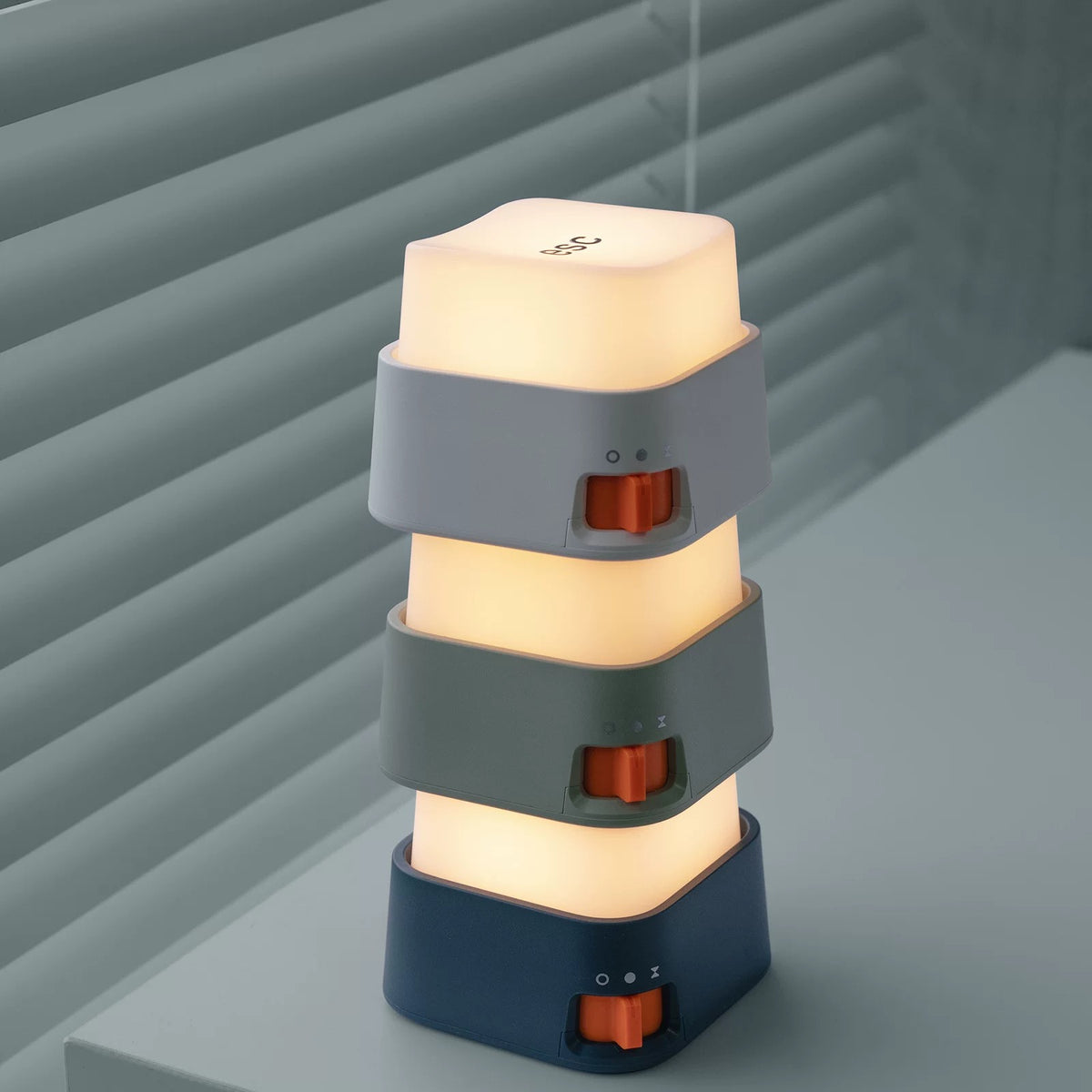 WB-7 mini keyboard lamp — lifestyle desk glow
