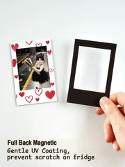 [gallery] ELFINBOOK heart-pattern frame front and full magnetic back