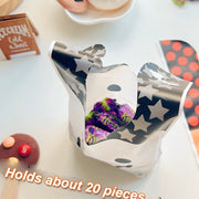 [gallery] Ghost bunny-ear treat bag filled with candy — holds about 20 pieces