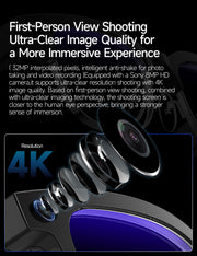 [detail] DJZ663 smart glasses close-up — camera module and temple electronics