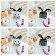 [variant] Ghost and black cat mix of bunny-ear treat bags