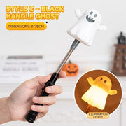 [variant] Style C — black-handle ghost wand with illumination effect
