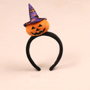 [variant] Halloween party headband — Soft band A · purple witch hat
