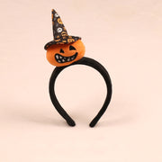 [variant] Halloween party headband — Soft band B · black witch hat