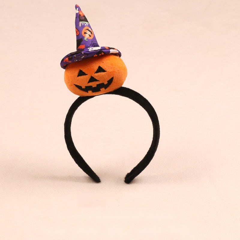 Halloween party headband — Standard band A · purple witch hat