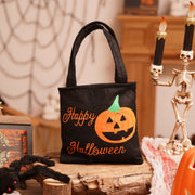 [variant] Halloween Plush Candy Bag — Pumpkin square bag