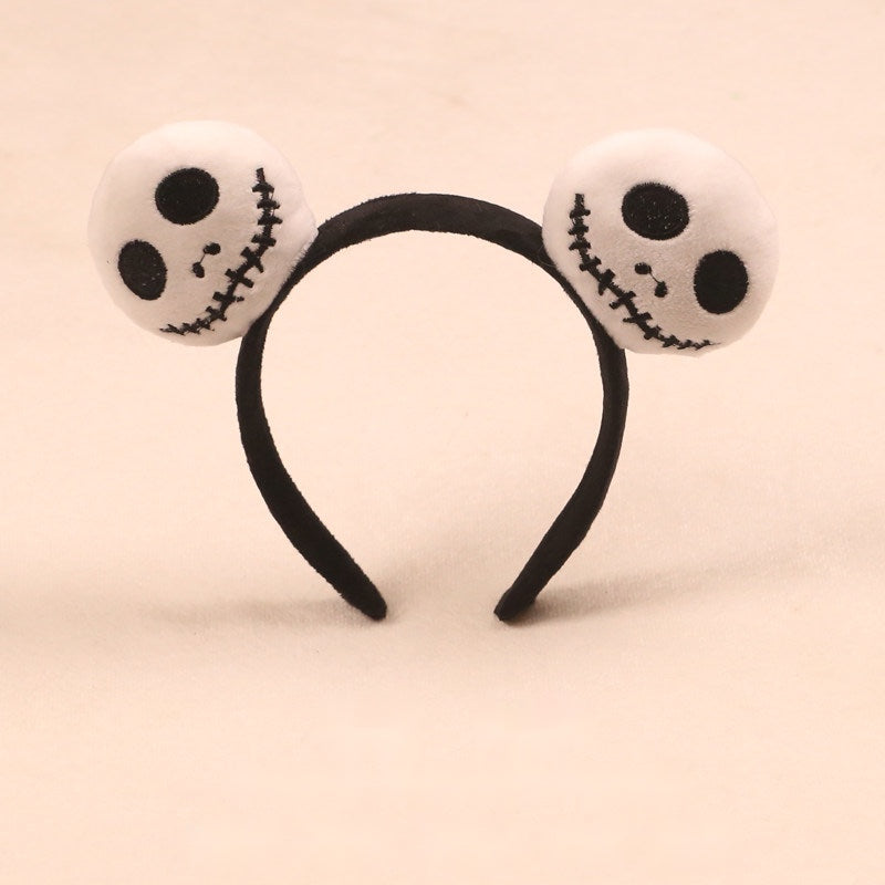 Halloween party headband — Twin ghost heads