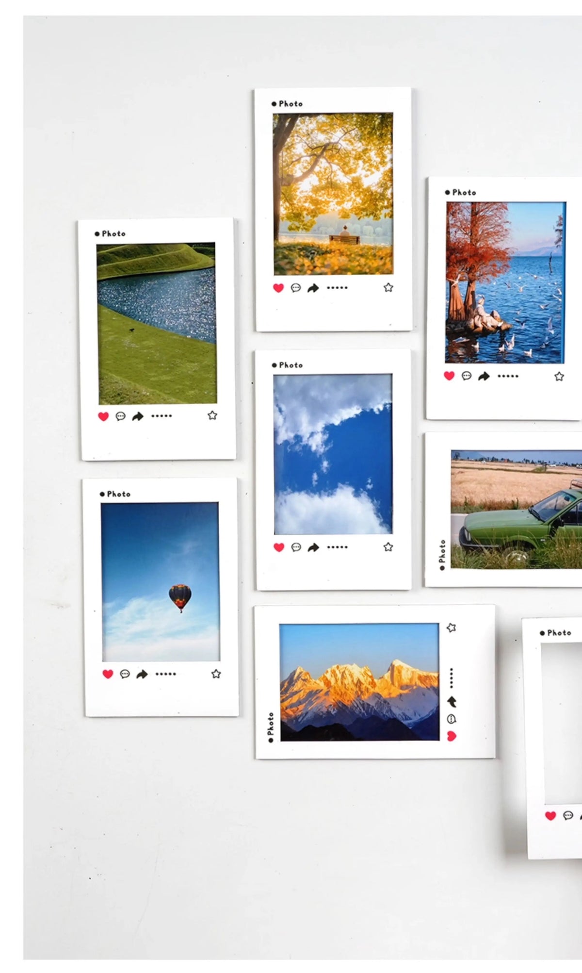 ELFINBOOK magnetic photo frames — detail