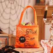 [variant] Halloween Plush Candy Bag — Spider square bag