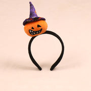 [variant] Halloween party headband — Standard band B · purple witch hat