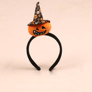 [variant] Halloween party headband — Standard band B · black witch hat