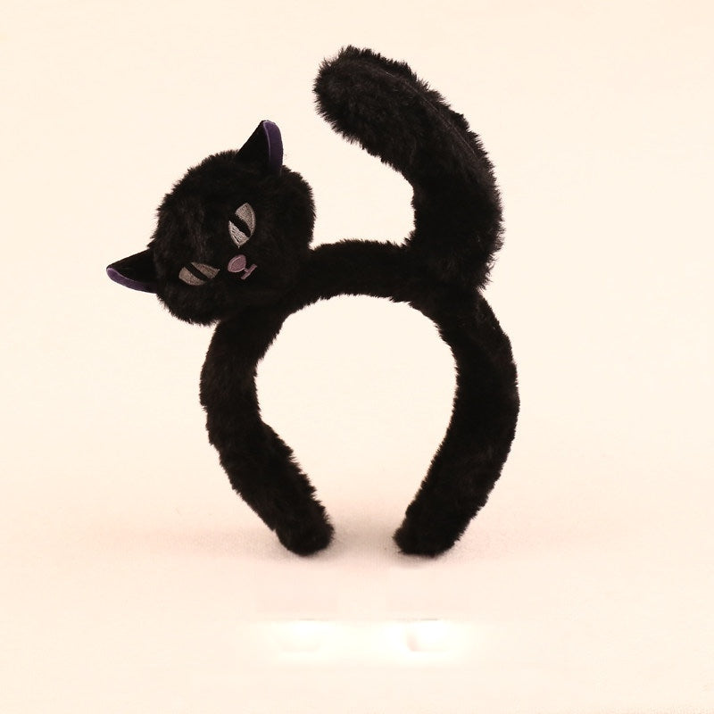 Halloween party headband — Black cat