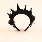 [variant] Halloween party headband — Black crown