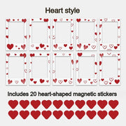 [variant] ELFINBOOK Heart style — 10 frames pack with heart magnets
