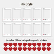 [variant] ELFINBOOK Ins style — 10 frames pack with heart magnets