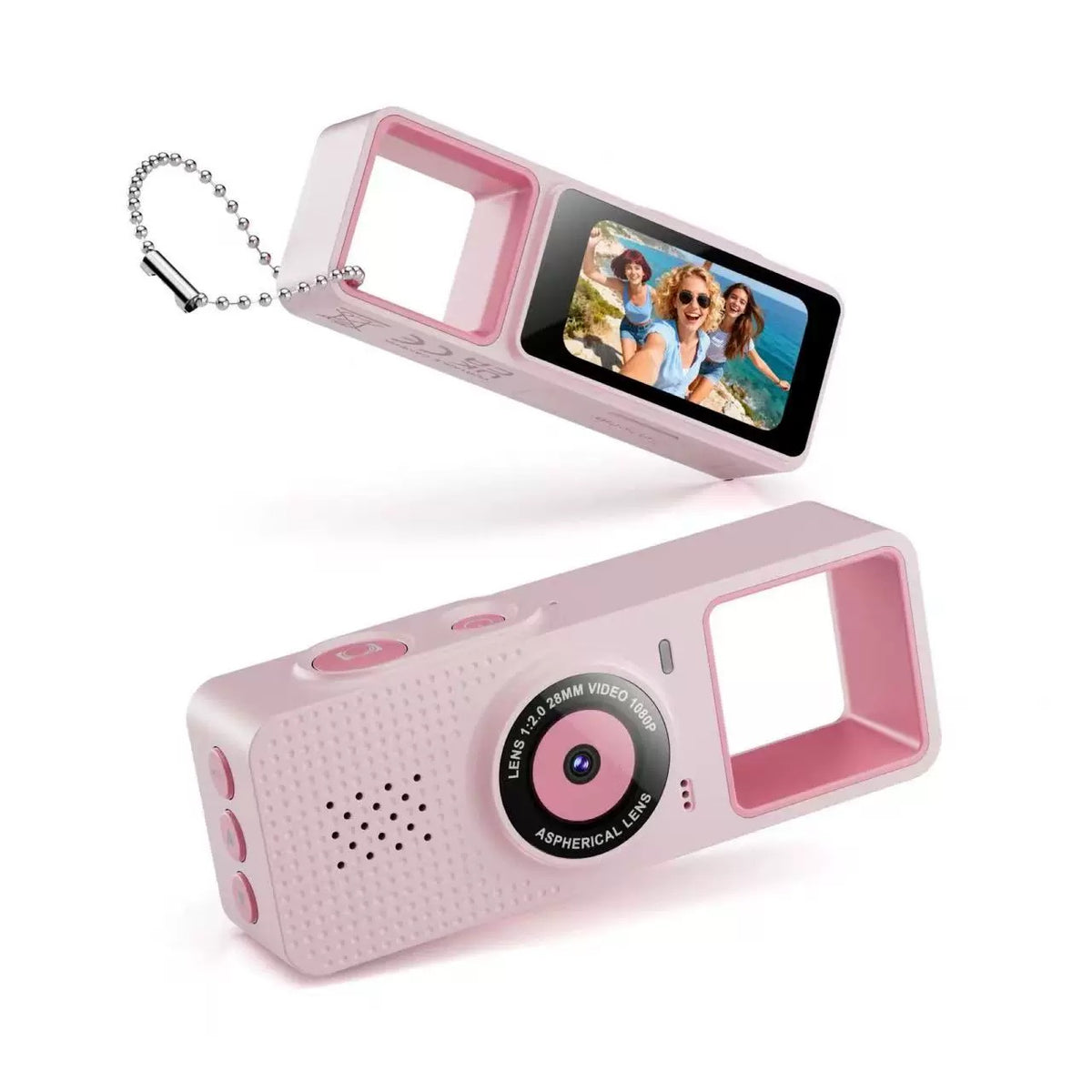 G22 keychain thumb camera — Pink
