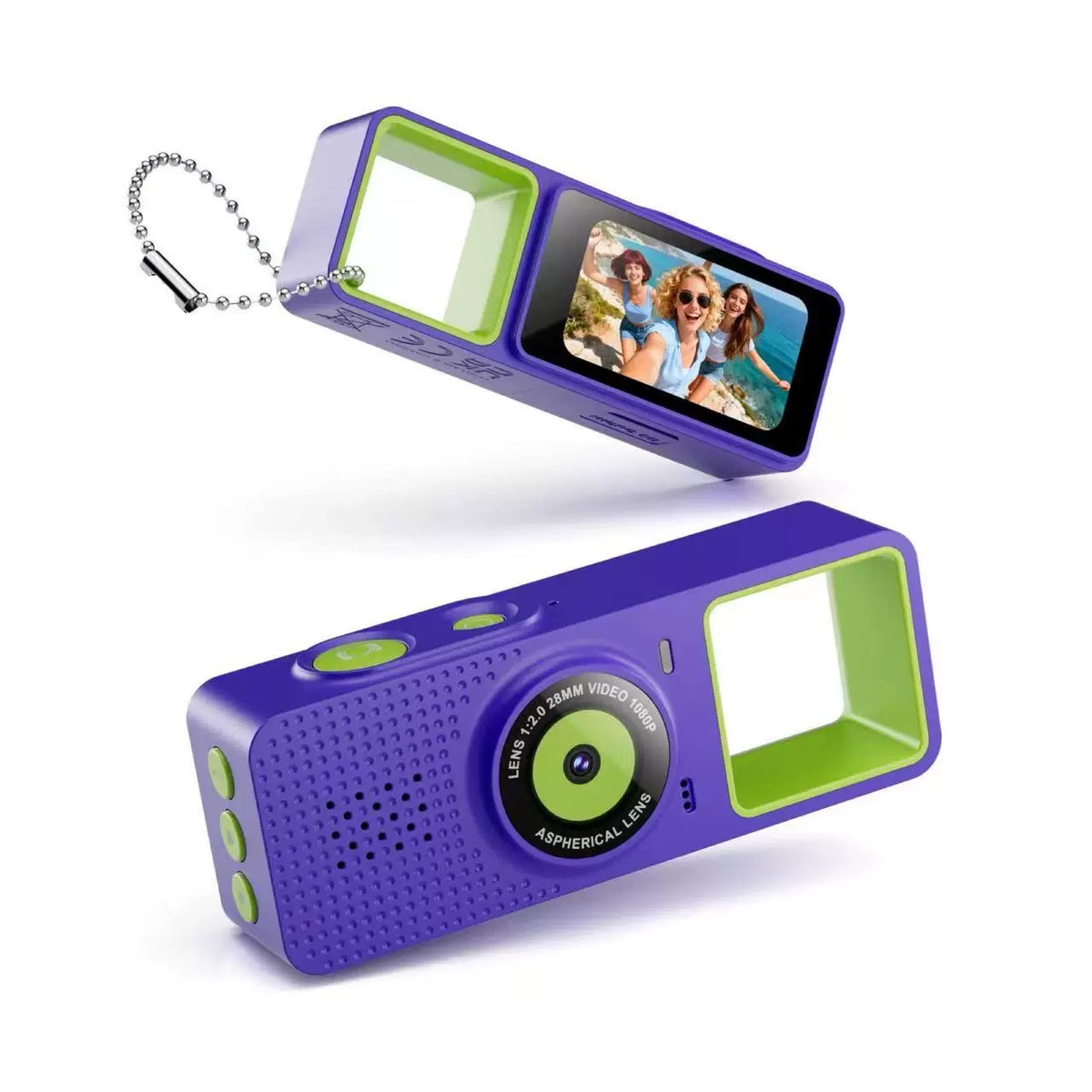 G22 keychain thumb camera — Purple